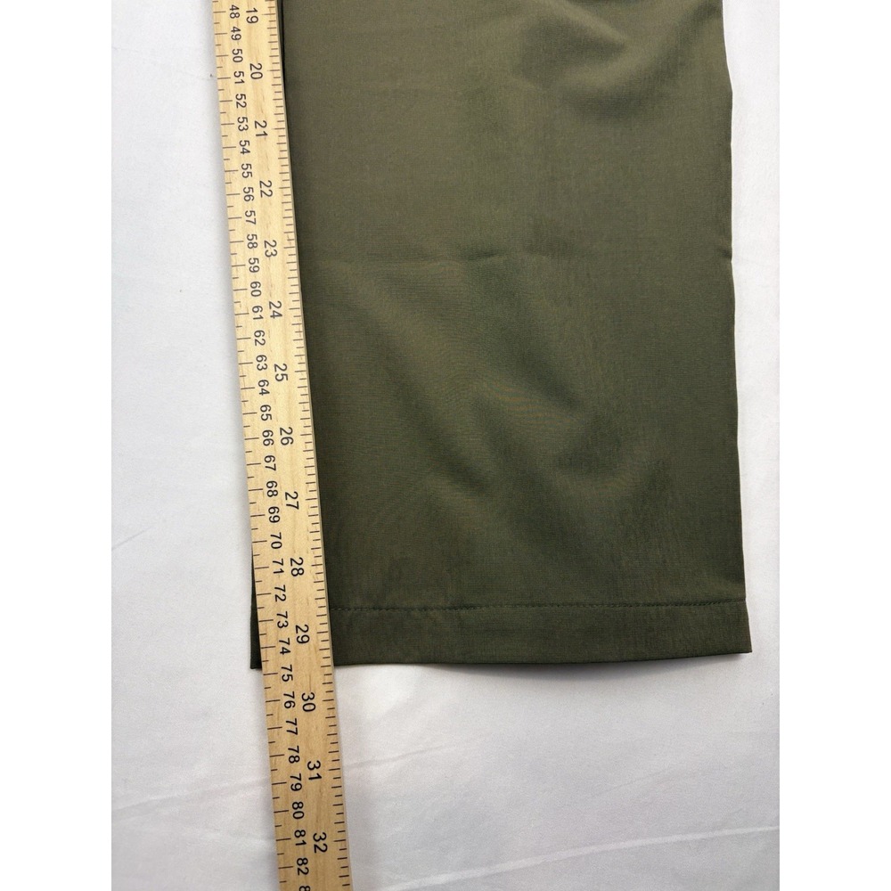Postropaky Pants Mens 36 Green Cargo Elastic Waist Lightweight Nylon - Picture 9 of 16